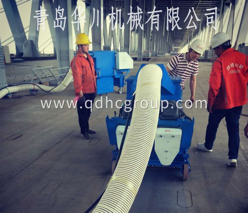 路面拋丸機(jī)清理橋面鋼板