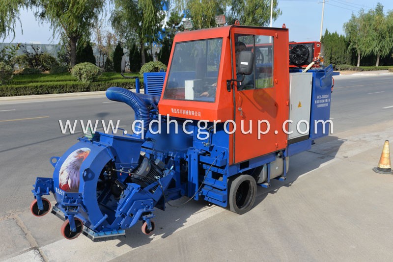 路面拋丸機打毛處理